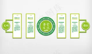 食堂文化墙图片