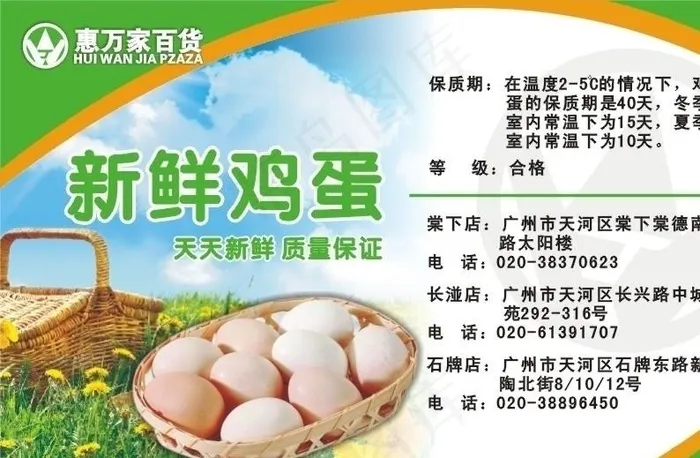 鸡蛋标签图片cdr矢量模版下载