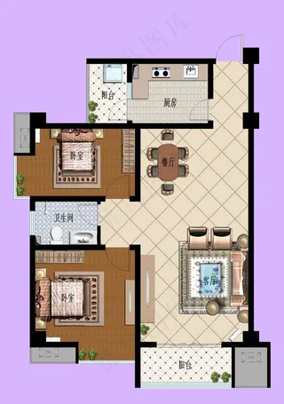 户型平面图图片