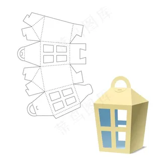 包装展开图图片