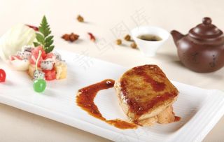 法式煎鹅肝图片