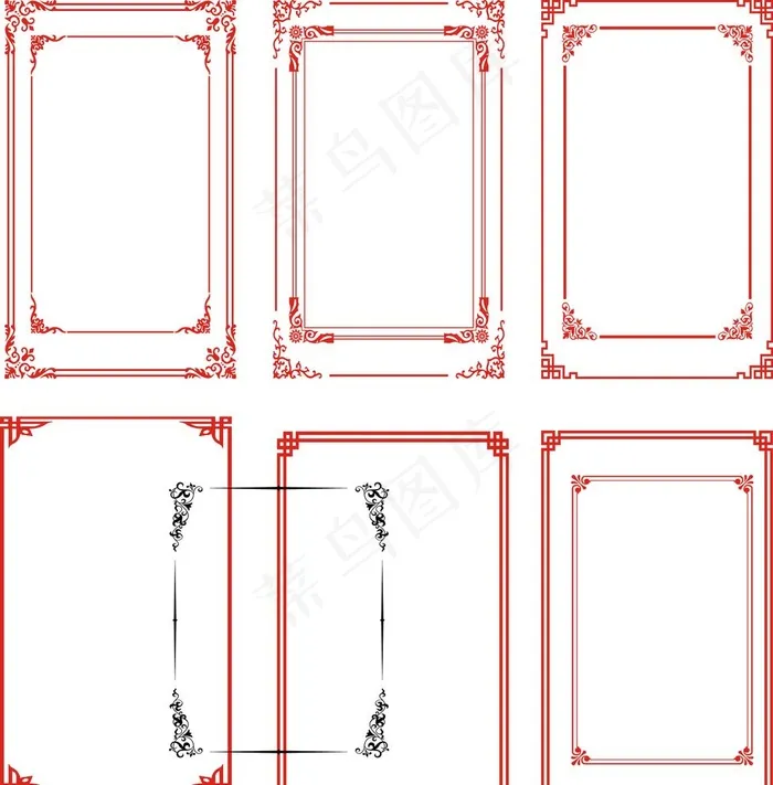 边框图片psd模版下载