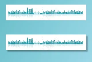 珠海建筑矢量图图片