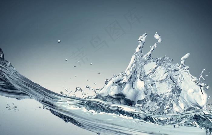 水滴海报素材图片(5114X3414(DPI:300))psd模版下载