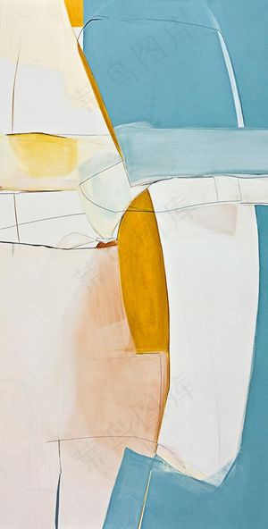 抽象简约玄关装饰画图片