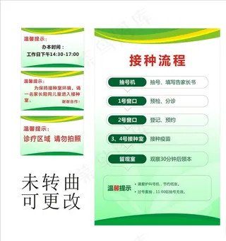 疫苗接种流程图片