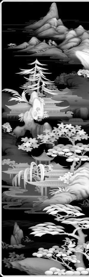 浮雕灰度图图片