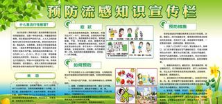 预防流感知识宣传栏图片