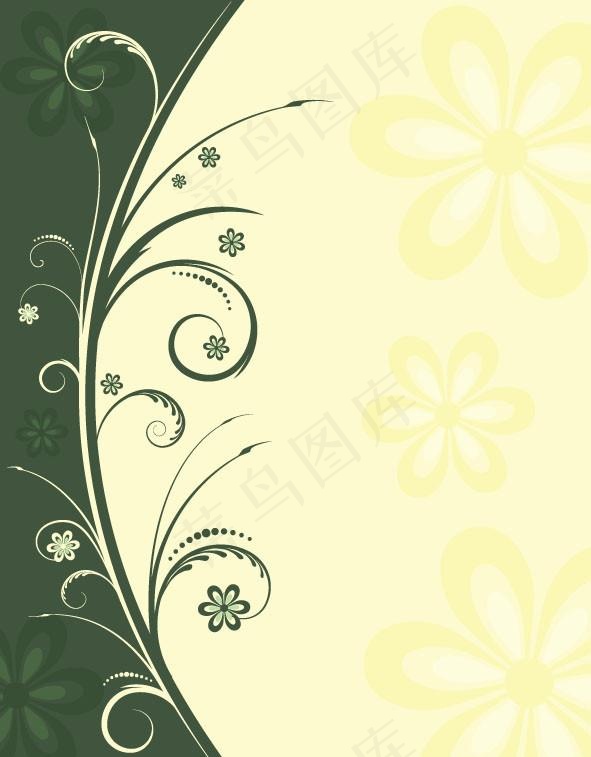 时尚花纹矢量素材图片