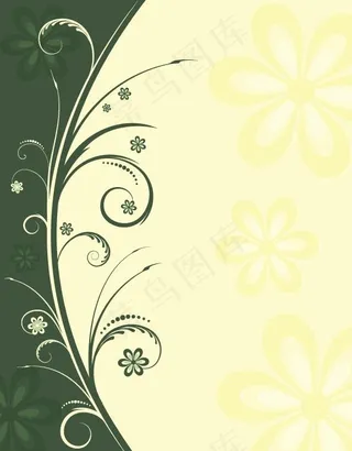 时尚花纹矢量素材图片