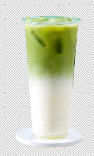 抹茶奶绿图片