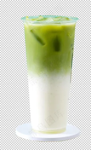 抹茶奶绿图片