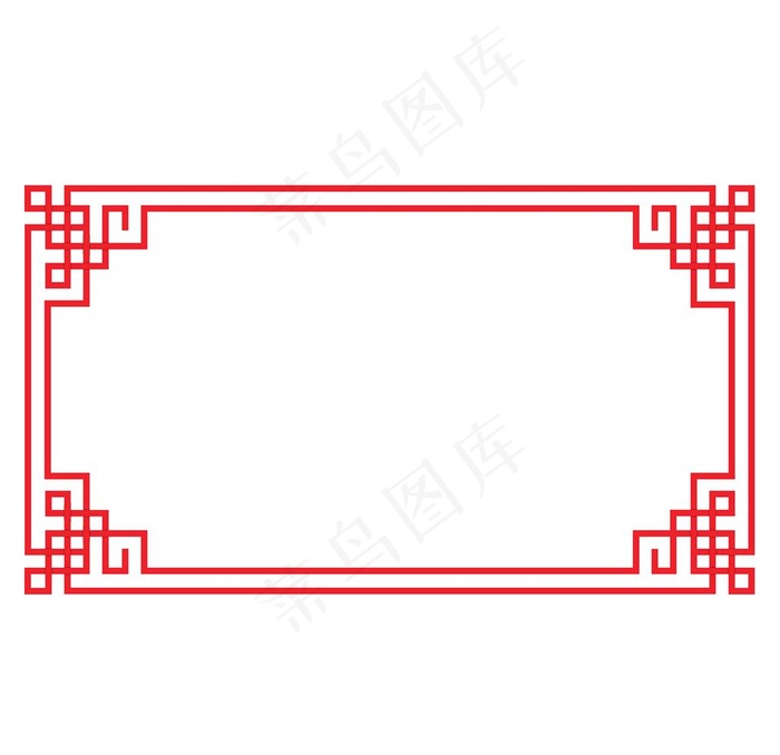 中式边框图片(3000X3000(DPI:300))psd模版下载