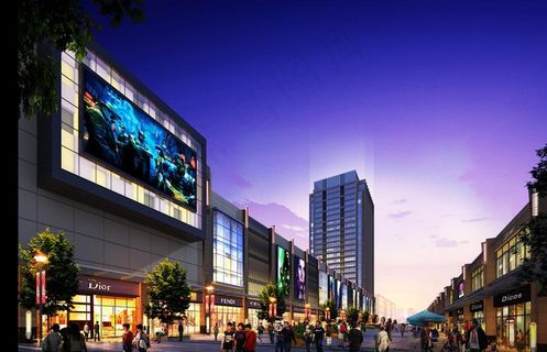 效果图 3D设计 购物广场图片 效果图 3D设计 购物广场图片