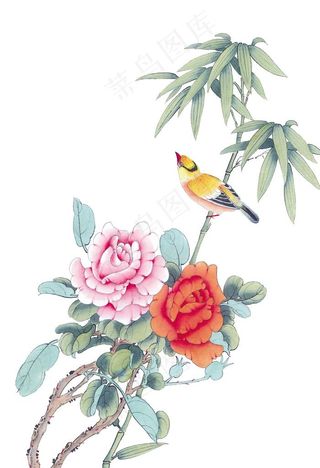 工笔画花鸟图片