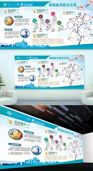 企业文化墙图片