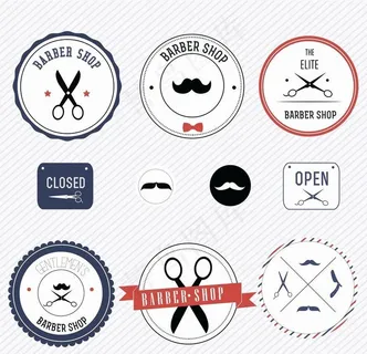 理发店图标图片 理发店图标图片