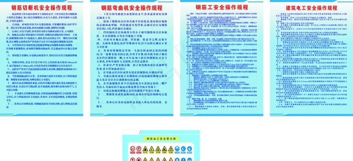 工地钢筋棚安全操作规程图片