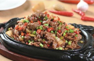 铁板牛肉图片