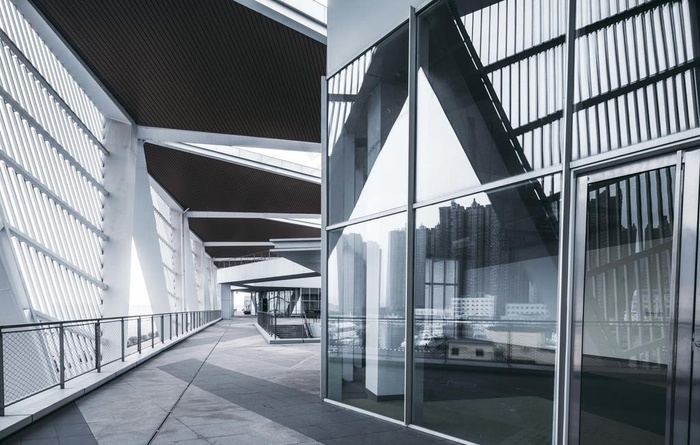 青岛国际客运港玻璃幕墙图片