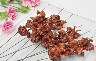 鸡胗花串图片