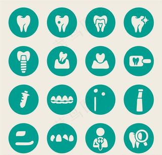 齿科图标牙科图标图片