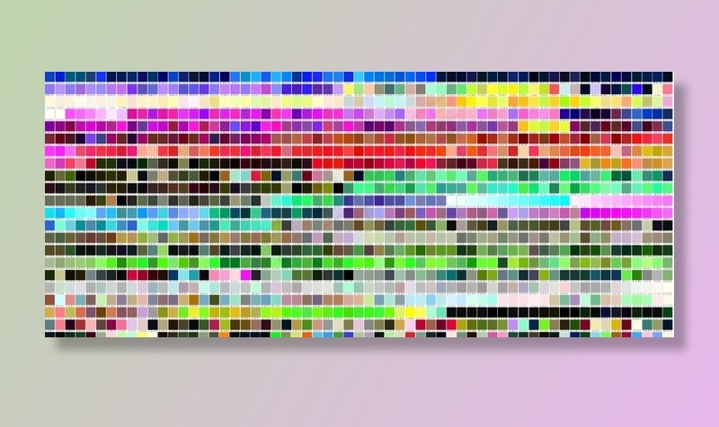 数码印花色卡图片