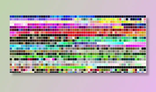 数码印花色卡图片