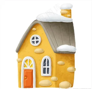 卡通房子图片