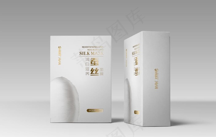 蚕丝面膜图片