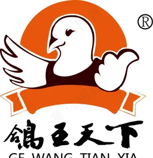 鸽王天下标志图片