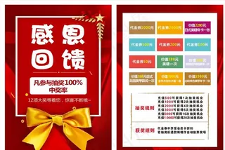 感恩回馈DM单图片