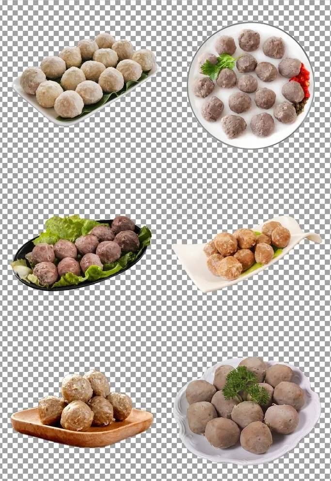 手打牛筋丸图片