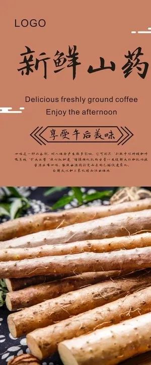 山药展板图片