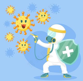 病毒医疗防护图片