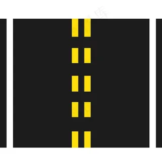 黄色斑马线元素图片