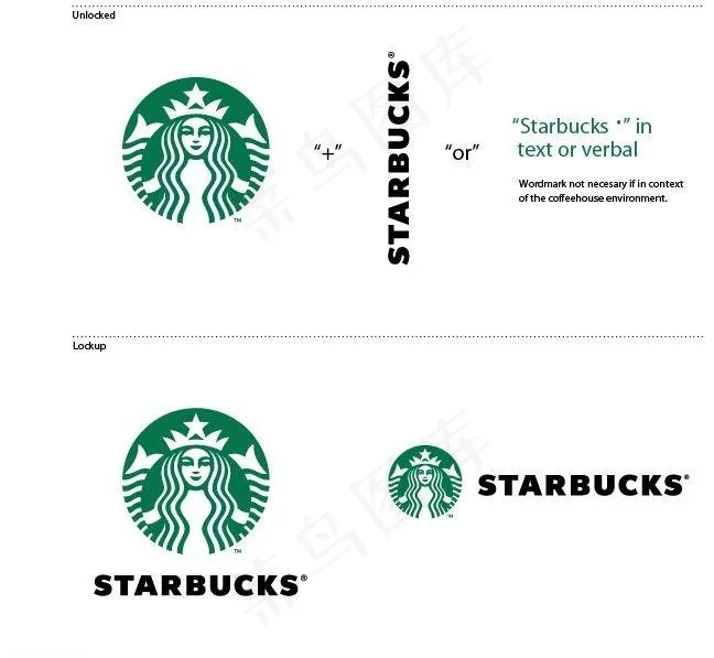 官方星巴克LOGO图片ai矢量模版下载