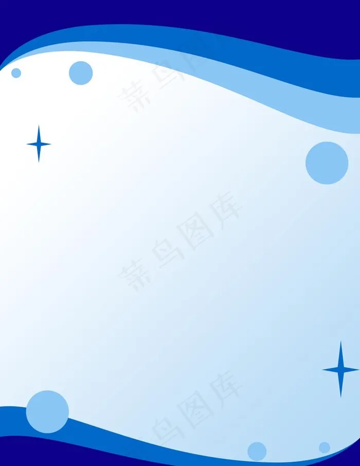 蓝色背景图片cdr矢量模版下载