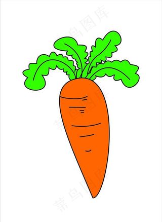 卡通胡萝卜图片