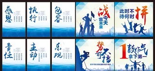 企业文化 企业文化墙 励志格言图片