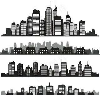 城市剪影图片