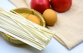 西红柿鸡蛋挂面图片