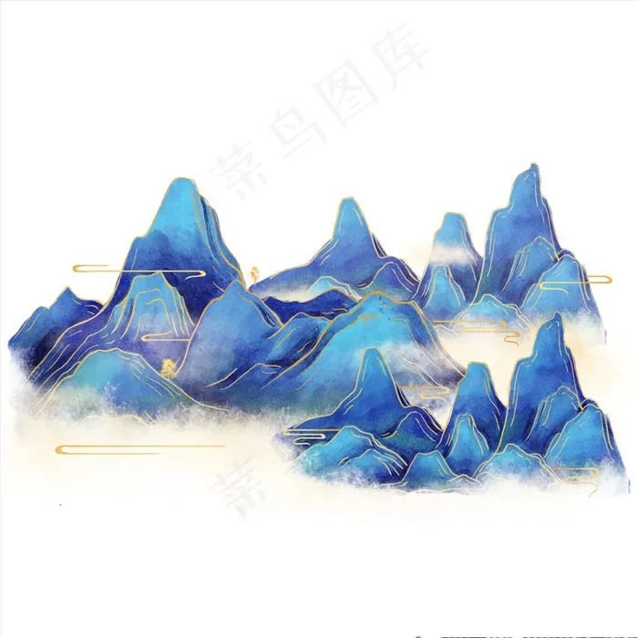 山水图片(2000X2000(DPI:300))psd模版下载