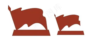 红旗雕塑图片