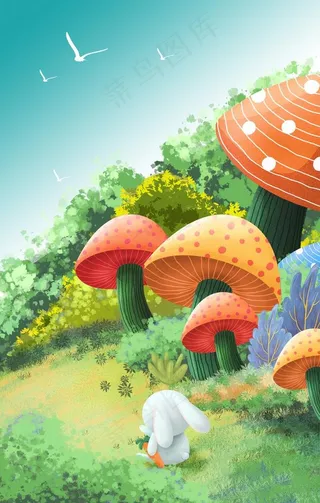 童趣儿童插画图片