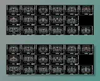 住宅户型方案大全CAD图集图片