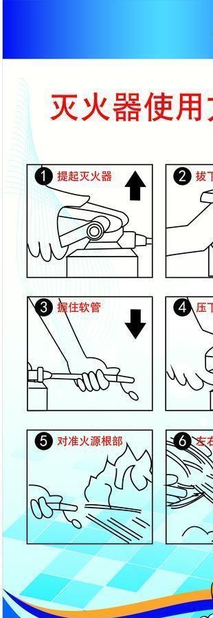 灭火器展板易拉宝图片