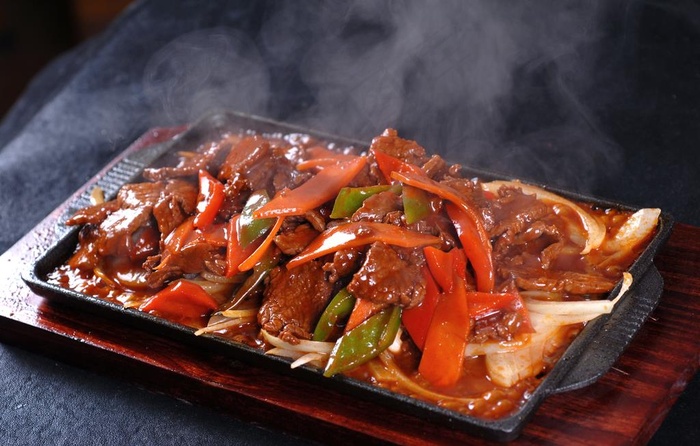 铁板牛肉图片