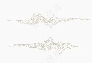 高端 大气 新中式 线条 矢量图片