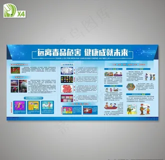 禁毒展板图片